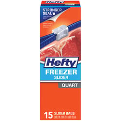 Hefty 1 qt Freezer Bag 15 pk