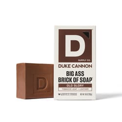 Duke Cannon Old Glory Tobacco Leaf + Leather Scent Bar Soap 10 oz 1 pk
