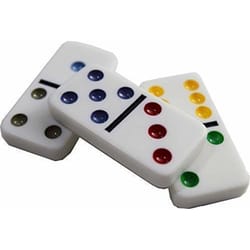 Regal Double 6 Dominoes Game Multicolored