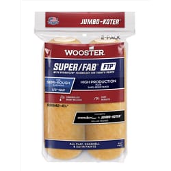 Wooster Jumbo-Koter Synthetic Blend 4-1/2 in. W X 1/2 in. Mini Paint Roller Cover 2 pk