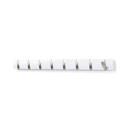 Umbra 32 in. L White Wood Flip 8 Hook 1 pk