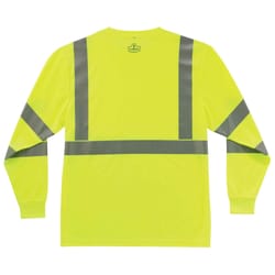 Ergodyne GloWear Reflective Long Sleeve Safety Tee Shirt Lime L