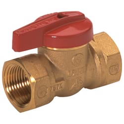 JMF Company FIP FIP Brass Gas Valve