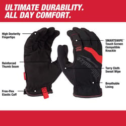 Milwaukee Free Flex Work Gloves Black/Red L 1 pair