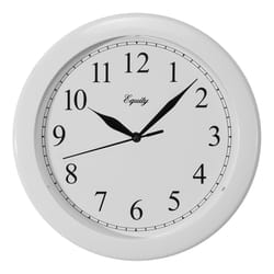 La Crosse Technology 10 in. L X 10 in. W Indoor Classic Analog Wall Clock Plastic White