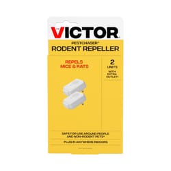 Victor PestChaser Plug-In Electronic Pest Repeller For Rodents 2 pk