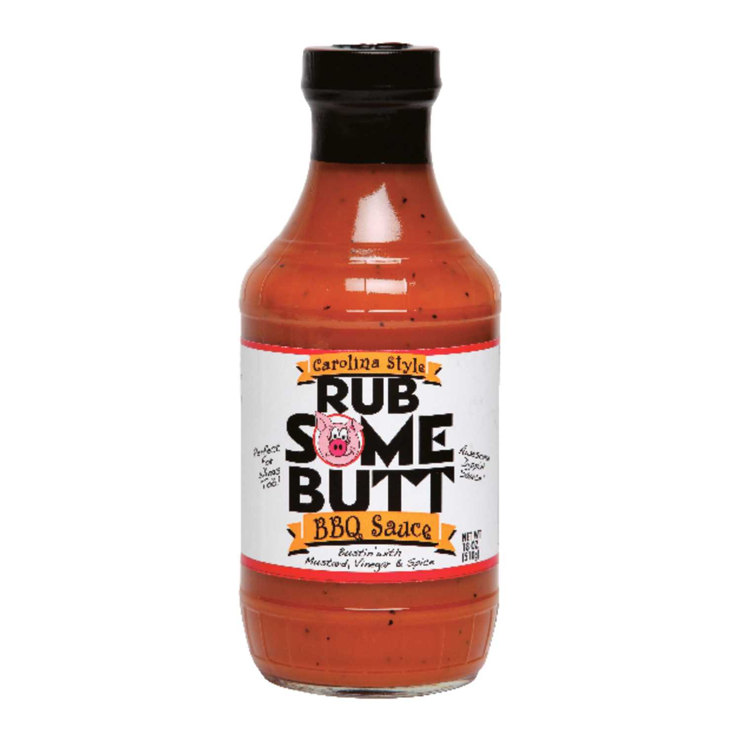 Rub Some Butt mustard base apple cider vinegar molasses and spices BBQ