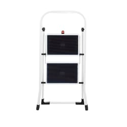 Hailo 35.4 in. H X 18.5 in. W X 1.97 in. D 330 lb. capacity 2 step Steel Folding Step Stool