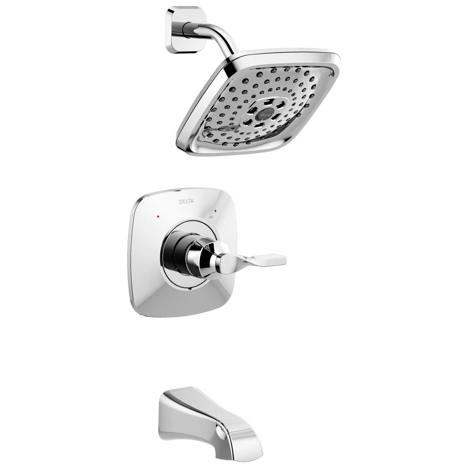 Delta Monitor Sawyer 1Handle Chrome Tub and Shower Faucet Ace Hardware
