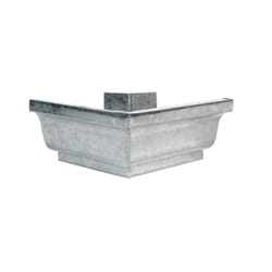 Amerimax 5 in. H X 7.25 in. W X 5 in. L Metallic Galvanized Steel K Outside Miter
