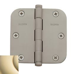 Baldwin Estate 3-1/2 in. L Polished Brass Door Hinge 1 pk