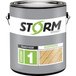 Storm System Transparent Clear Water-Based Penetrating Waterborne Exterior Stain 1 gal