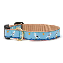 Up Country Blue Gull Watch Nylon Dog Collar Small