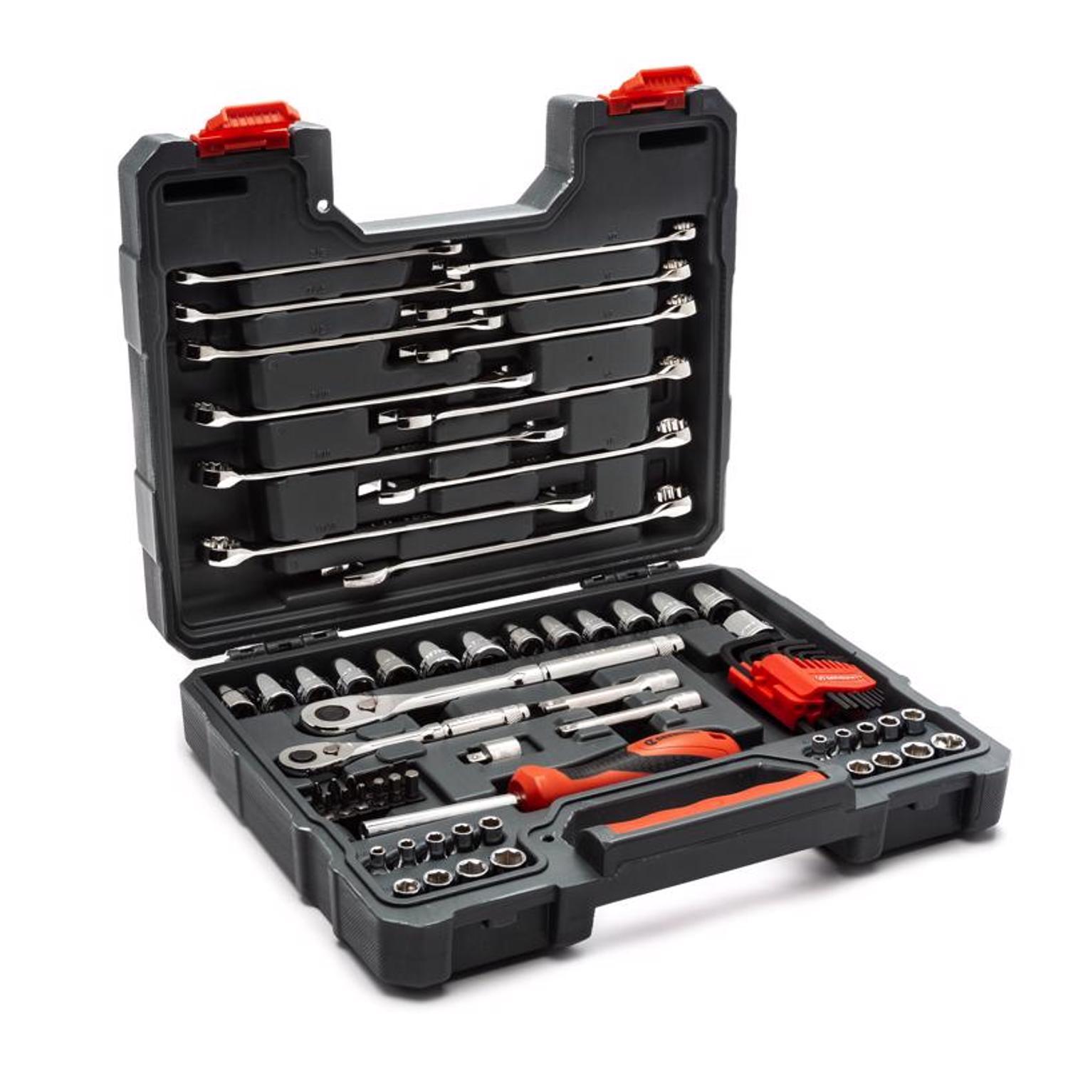 Crescent 3/8 in. drive Metric and SAE 6 and 12 Point Mechanic’s Tool Set 70 pc Sansujyuku sansujyuku.com