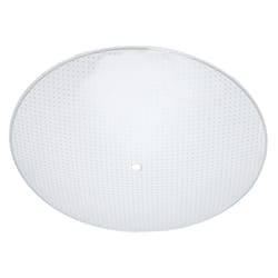 Westinghouse Round White Glass Fan/Fixture Shade 1 pk