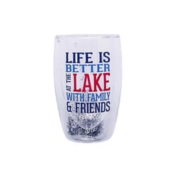 Pavilion We People 14 oz Clear BPA Free lake Double Wall Tumbler