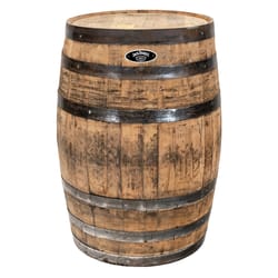 Real Wood Products Jack Daniel's 35 in. H X 26 in. W X 26 in. D X 26 in. D Oak Whiskey Barrel Barrel