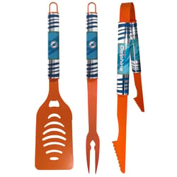 Siskiyou Sports NFL Metal Multicolored Grill Tool Set 3 pc