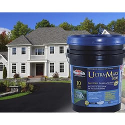 Black Jack Drive-Maxx 1000 Matte Black Water-Based Rubberized Asphalt Driveway Sealer 4.75 gal