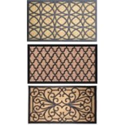 DHTG 24 in. W X 36 in. L Assorted Rubber Door Mat