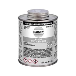 Oatey Harvey Gray Cement For PVC 16 oz