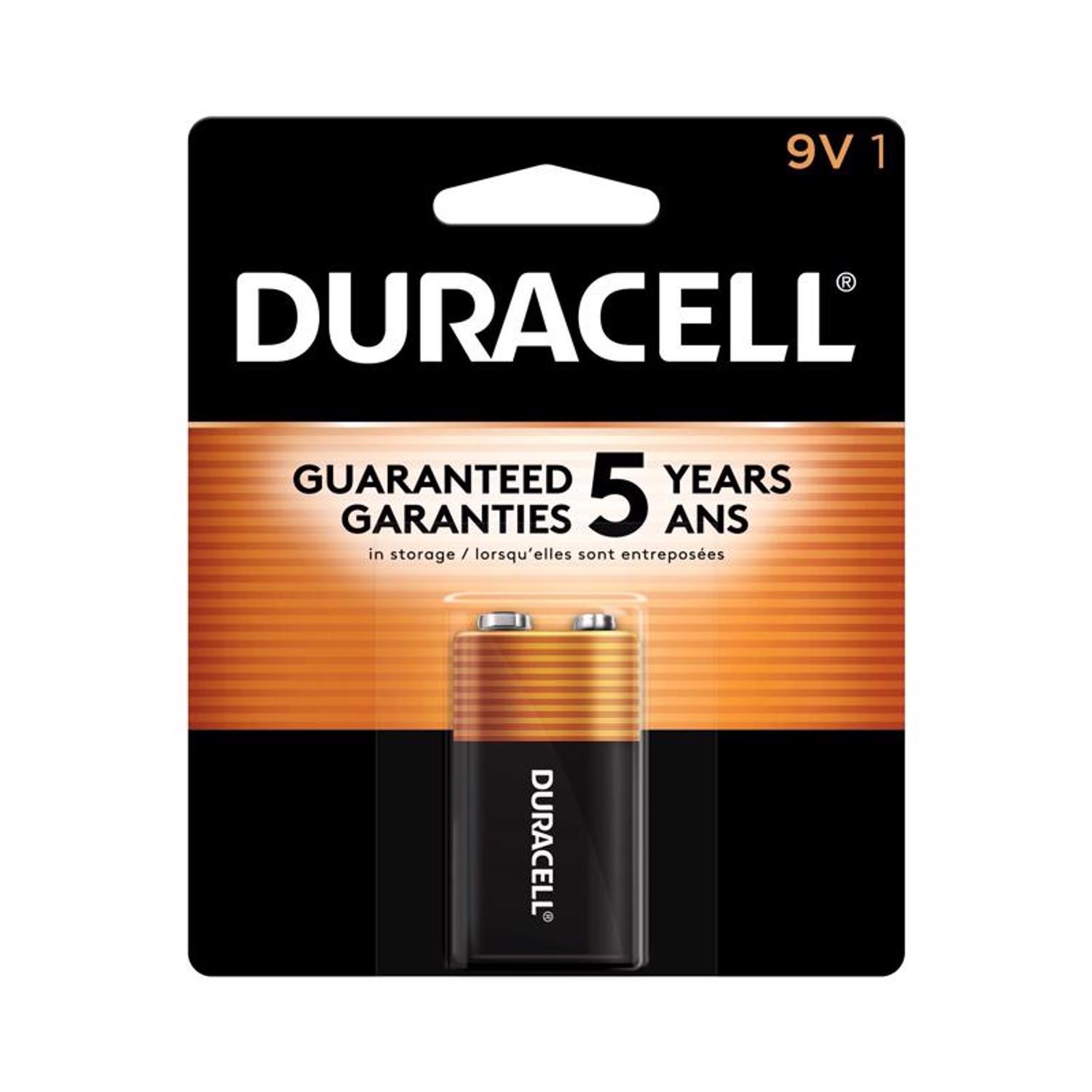 Photos - Household Switch Duracell Coppertop 9-Volt Alkaline Batteries 1 pk Carded MN1604BZ 