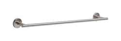 Delta Lyndall Satin Nickel Towel Bar 24 in. L Die Cast Zinc