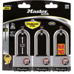 Master Lock 2 in. W Laminated Steel 4-Pin Cylinder Padlock