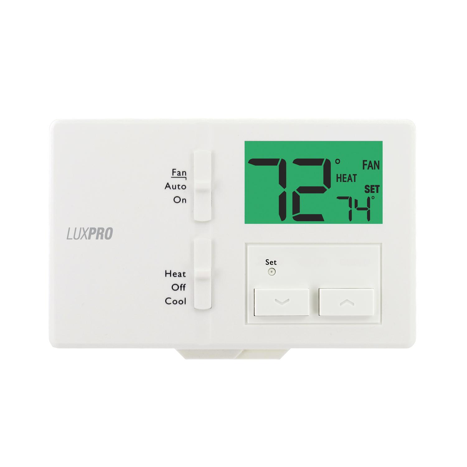 UPC 021079141111 product image for Lux Pro Heating and Cooling Lever Thermostat | upcitemdb.com