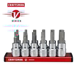Craftsman V-Series X-Tract Technology 3/8 in. drive S Metric and SAE Hex Bit Socket Set 12 pc
