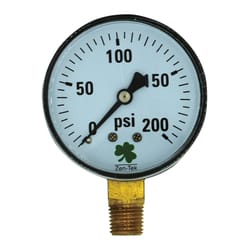 Zenport 2.5 in. ABS Plastic Dry Pressure Gauge 200 psi