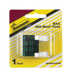 Bussmann 60 amps MAX Green Blade Fuse 1 pk