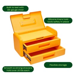 Character The Toolbox 8.25 in. Tool Box Yellow