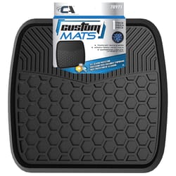 Custom Accessories Black Rubber Auto Floor Mats 1 pk