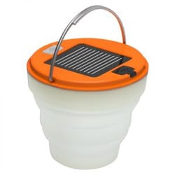 UST Brands Spright 4.75 in. Plastic Orange Solar Lantern