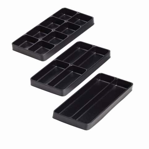 Craftsman VERSASTACK 17.25 in. W X 4 in. H Storage Organizer Plastic 10  compartments Black/Red