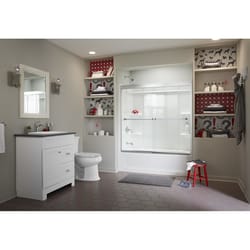 Sterling Ensemble White Bathtub Wall Surround