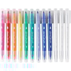 OOLY Stamp-a-Doodle Neon Color Assorted Medium Tip Markers 12 pk