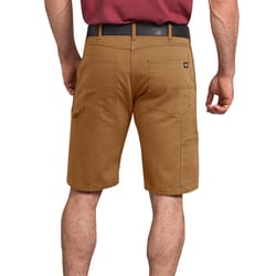 Dickies Tough Max Men's Twill Carpenter Shorts Stonewashed Brown 30x11 6 pocket 1 pk