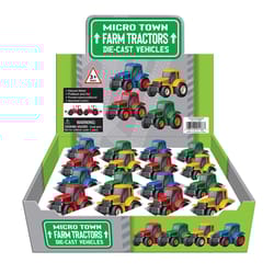 Playmaker Toys Micro Town Farm Tractors Assorted