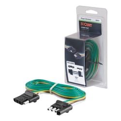 Curt 4 Flat Connector Plug and Socket 72 in.