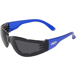 Global Vision Rider Plus Safety Sunglasses Blue/Smoke Frame 1