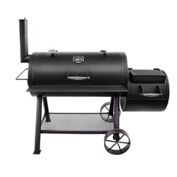 Oklahoma Joe's Longhorn Charcoal/Wood Offset Smoker Black