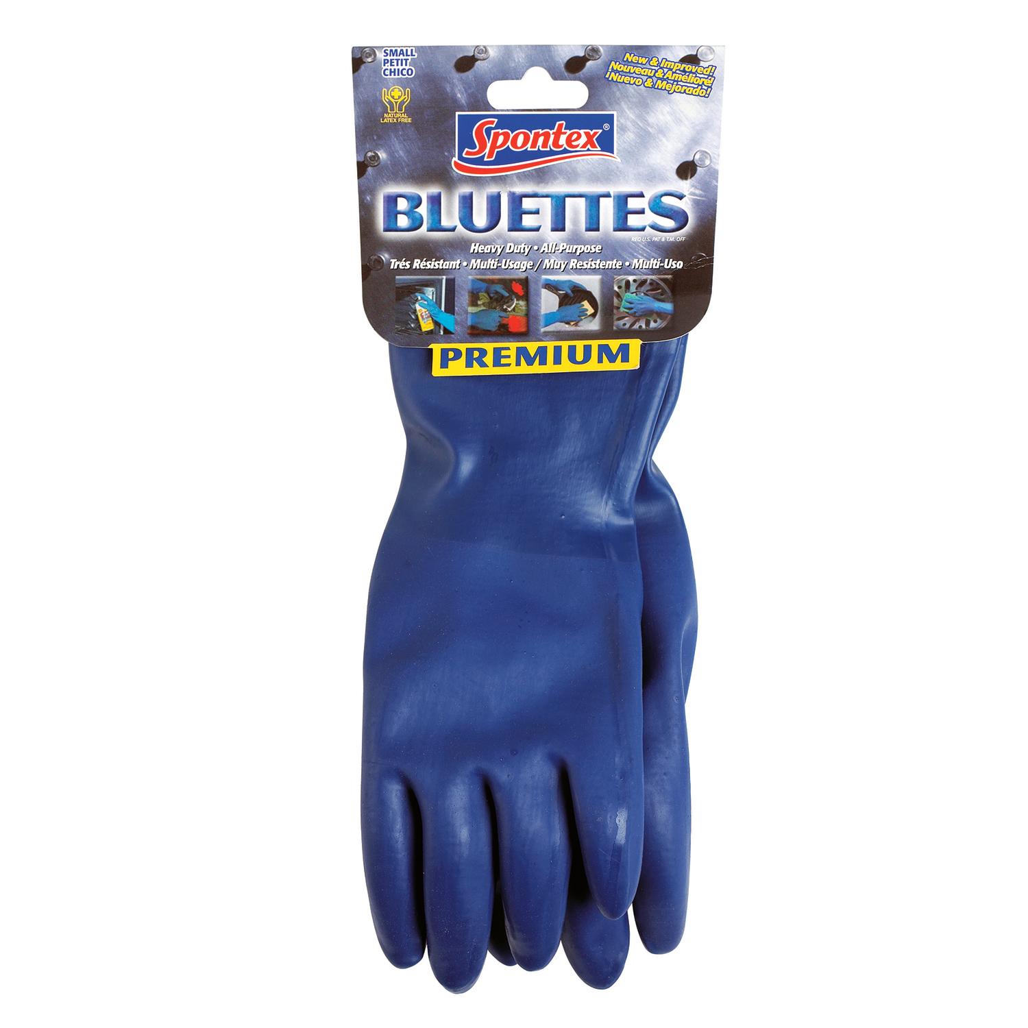 Photos - Soap / Hand Sanitiser Spontex Bluettes Neoprene Cleaning Gloves S Blue 1 pk 17005 