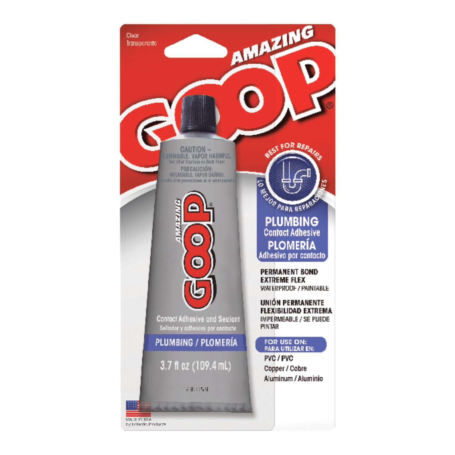 Amazing Goop Clear Adhesive and Sealant For PVC 3.7 oz. Ace Hardware