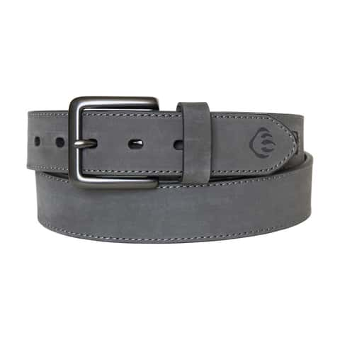 Wolverine Leather Floorhand Work Belt 1.5 in. W Gravel Gray - Ace Hardware