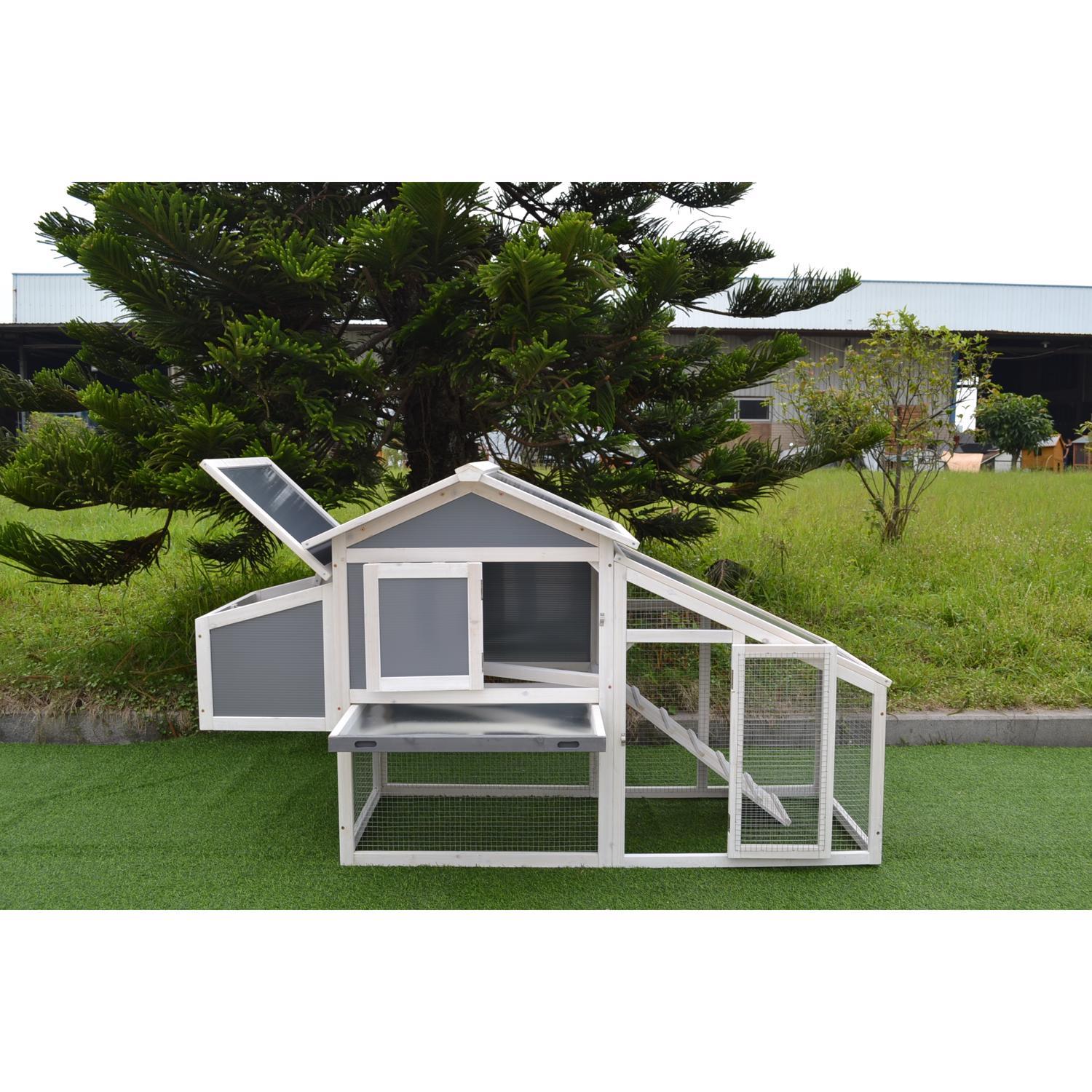 Coop King Polycarbonate/Wood Nesting Boxes Gray/White 40 in. H X 69 in. W X 26 in. D Sansujyuku sansujyuku.com