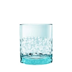 TarHong Cube 13 oz Aqua Acrylic Drinking Glass