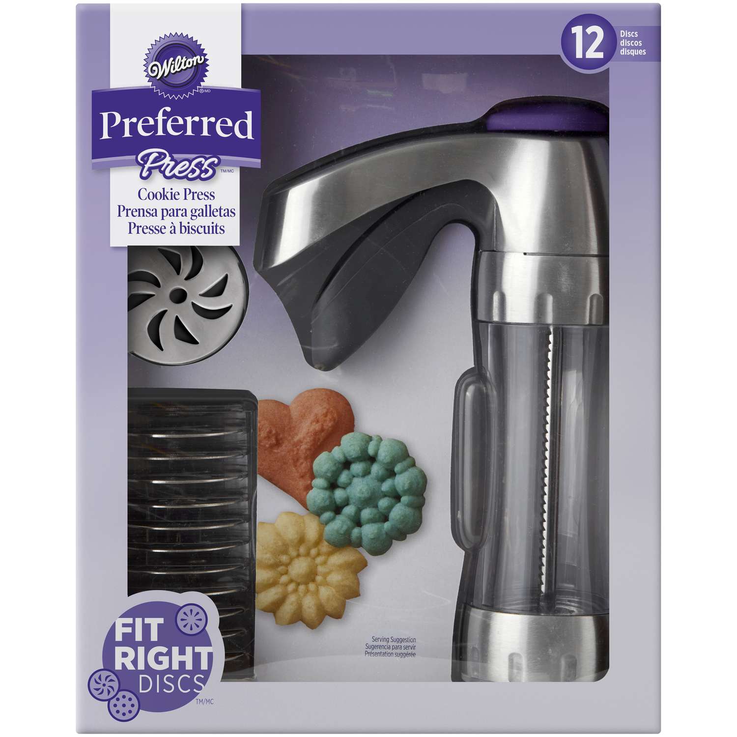Wilton Preferred Press Cookie Press Silver 1 pc Ace Hardware