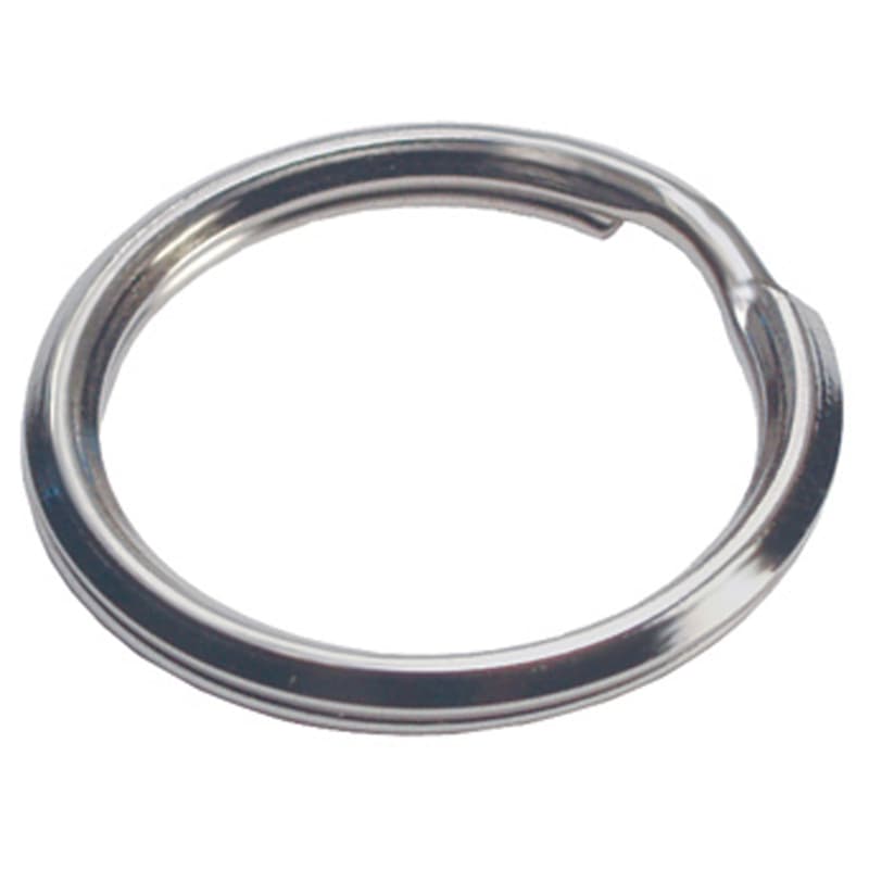 Hillman 1-3/8 in. D Tempered Steel Silver Split Rings/Cable Rings Key Ring Hillman 1-3/8 in. D Tempered Steel Silver Split Rings/Cable Rings Key Ring